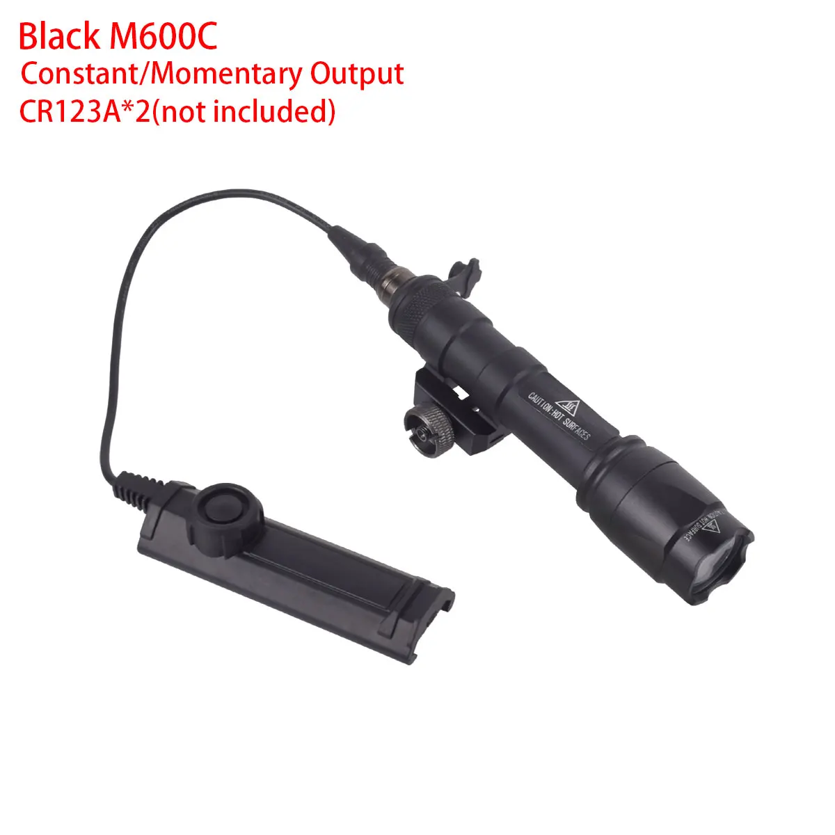 SureFire-linterna táctica para arma, M600, M600A, M600C, Airsoft, caza, explorador, Rifle, AR15, HK416, interruptor remoto Olight - imagen 4