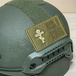 Parche táctico bordado rescate y supervivencia – Insignia militar con velcro