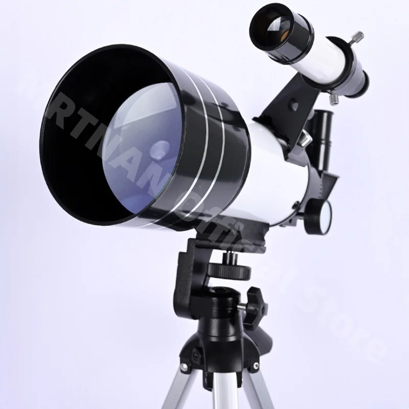 Telescopio astronómico profesional para el espacio, Monocular grande de 70mm, binoculares potentes de tiempo 150, visión nocturna, estrella para acampar