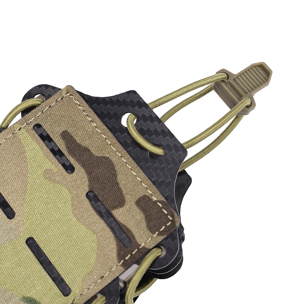 Nuevas bolsas tácticas bicapa Molle para revistas Airsoft AK 7,62 5,56mm M4 AR 15 Rifle Mag Bag accesorios de caza - imagen 5