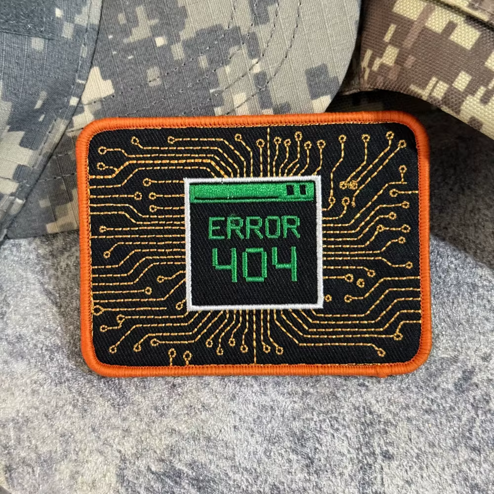 Parche bordado error página no encontrada – mochila con gancho - imagen 5