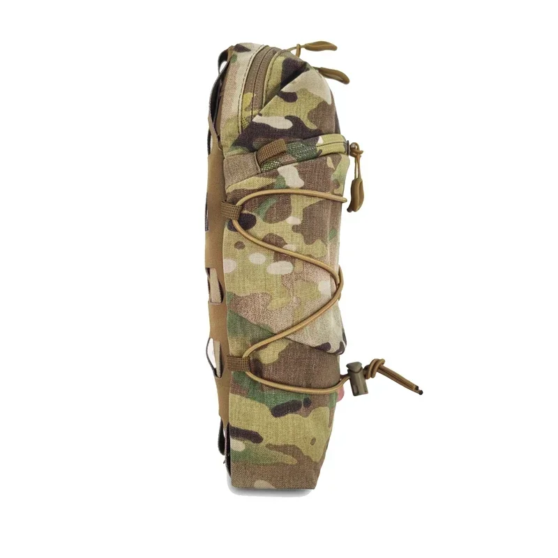 Bolsa Airsoft GP táctica Multicam 500D Vertical 12X5 bolsa para artículos diversos chaleco portador de placa Molle bolsa de Panel trasero equipo de almacenamiento - imagen 3