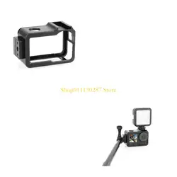 J1HC-funda para cámara acción, jaula Metal para cámara acción 3/4, marco expansión protector borde, accesorios