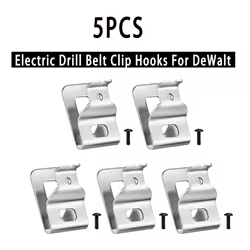 Ganchos de Clip para cinturón de taladro eléctrico, accesorios para llave de impacto DeWalt 18V 20V