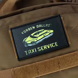 Parche táctico velcro gancho y bucle para brazalete militar