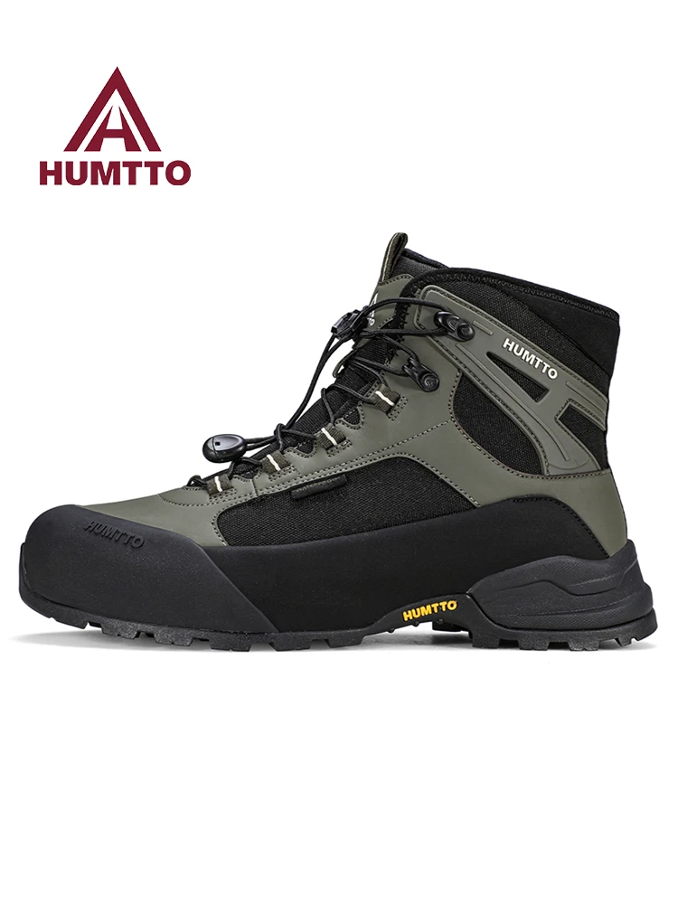 HUMTTO zapatos de senderismo hombres invierno mujeres deportes al aire libre zapatos de trekking amortiguación botas tácticas ligeras zapato de caza impermeable - imagen 3