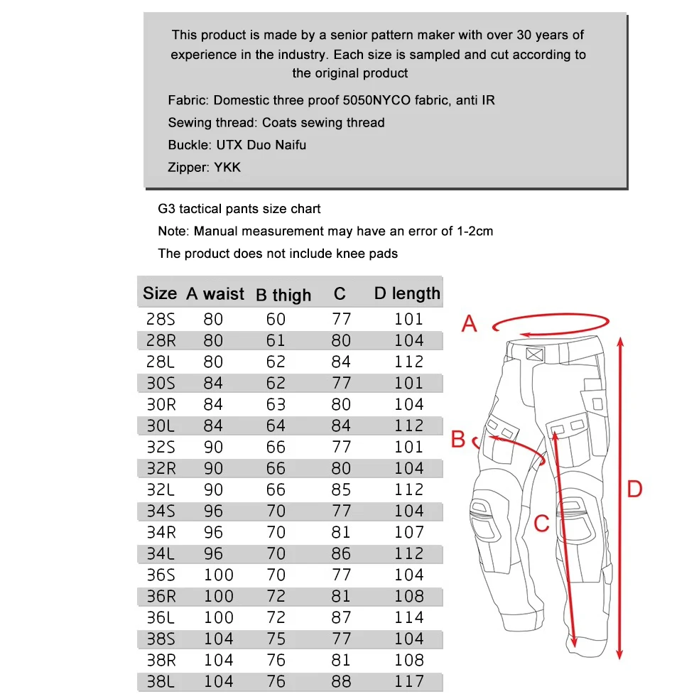 Pantalones tácticos Pew G3, pantalones de camuflaje, pantalones de caza Ranger Green, pantalones Cargo de servicio para hombre, tiro - imagen 5