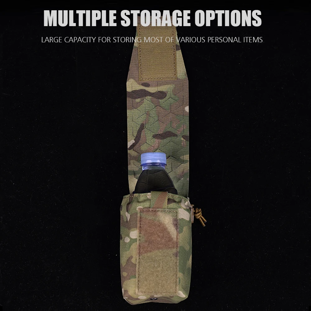 SPUD-bolsa táctica para colgar en el pecho, chaleco de caza para Airsoft al aire libre, portador de placa, bolsa de Radio Molle multiusos - imagen 3