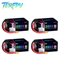 TERFPV 22,2 V Lipo batería 6S 2000mAh 150C/300C con enchufe XT60 para Dron FPV Quadcopter helicóptero avión RC coche camión barco