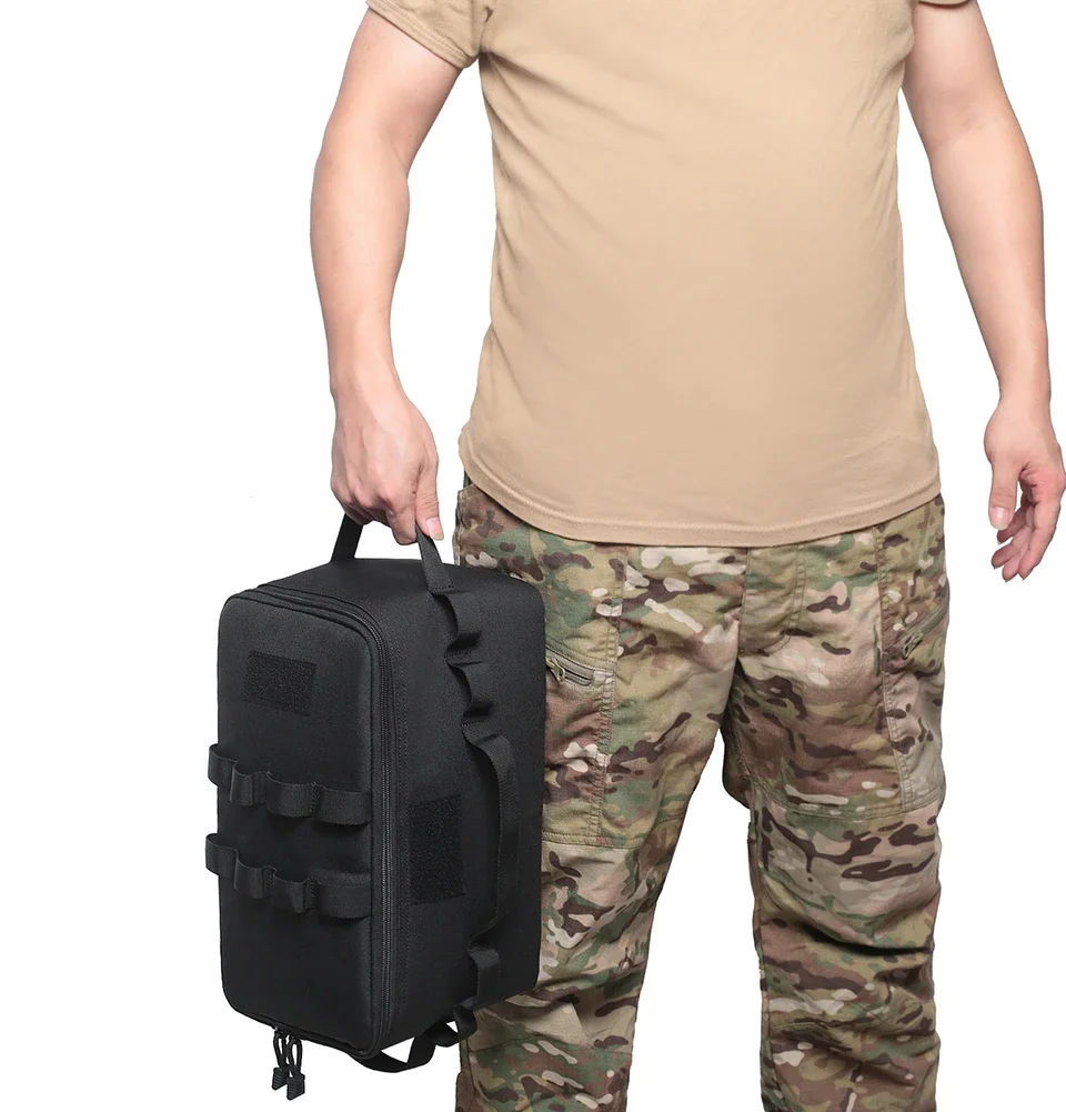 Bolsa de almacenamiento de tanque de Gas para acampar al aire libre, bolsa de herramientas para uñas de tierra de gran capacidad, bote de Gas, utensilios de cocina para Picnic, bolsa de Kit - imagen 5