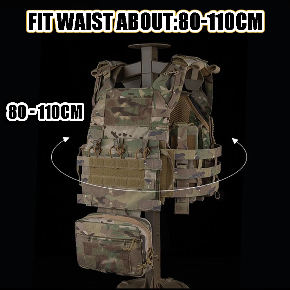 Conjunto de portaplacas táctico de asalto JPC 3.0 de la serie R Chaleco de caza Airsoft de liberación rápida Con funda para radio Funda para cargador triple MOLLE - imagen 2
