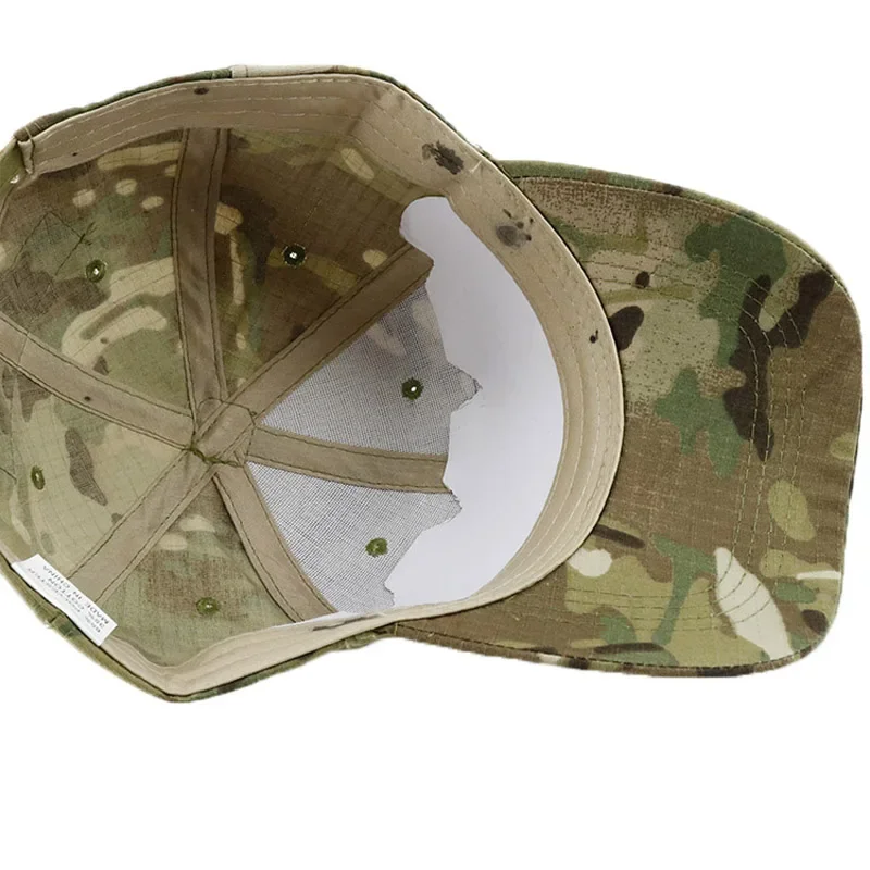 Gorra Snapback para hombre, gorras de béisbol de camuflaje, pesca, Camping, sombreros turísticos, gorras de béisbol de camuflaje táctico al aire libre - imagen 5