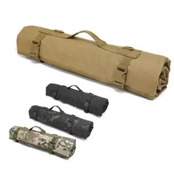 Plegable al aire libre ejército táctico impermeable caza tiro entrenamiento almohadilla enrollable militar Camping Picnic Rifle Mat manta gruesa