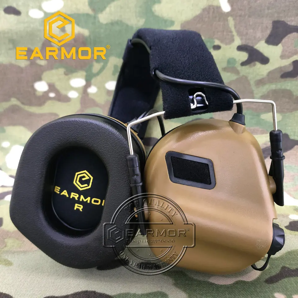 Orejeras de Tiro Táctico M31 MOD4, diadema antiruido, cancelación de ruido, protección auditiva, auriculares Activos, 2 - imagen 5