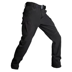 Pantalones tácticos piel de tiburón para caza y senderismo