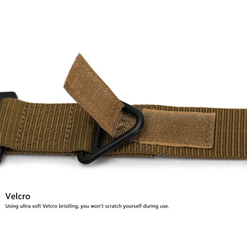 Cinturón de nailon para hombre, trabajo al aire libre, caza táctica militar, correa para pantalones vaqueros de alta calidad, pretina informal de lona a la moda - imagen 4