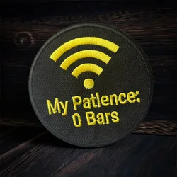 Parche táctico My Patience 0 Bars con velcro para ropa y mochilas