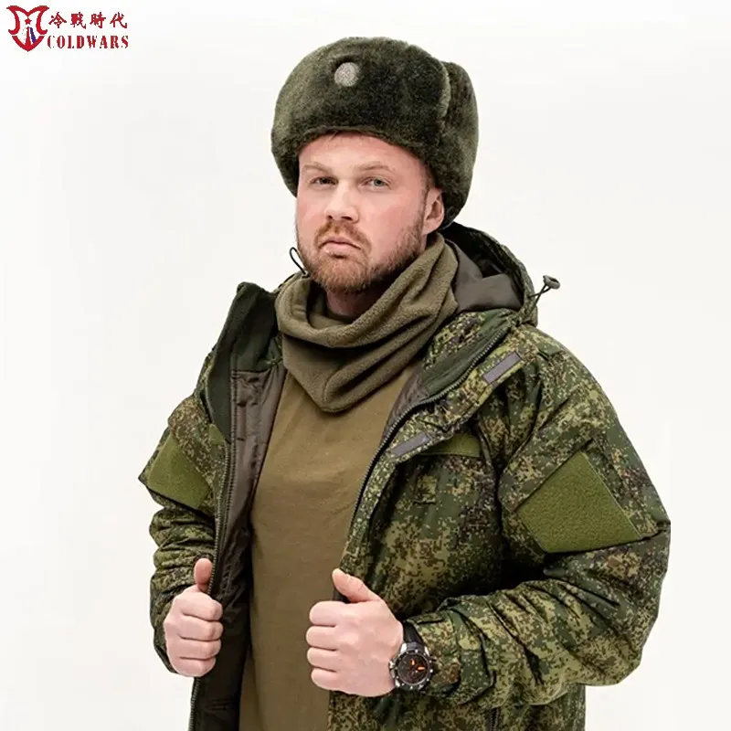 Sombrero VKBO tercera gen camuflaje forro polar orejeras invierno - imagen 5