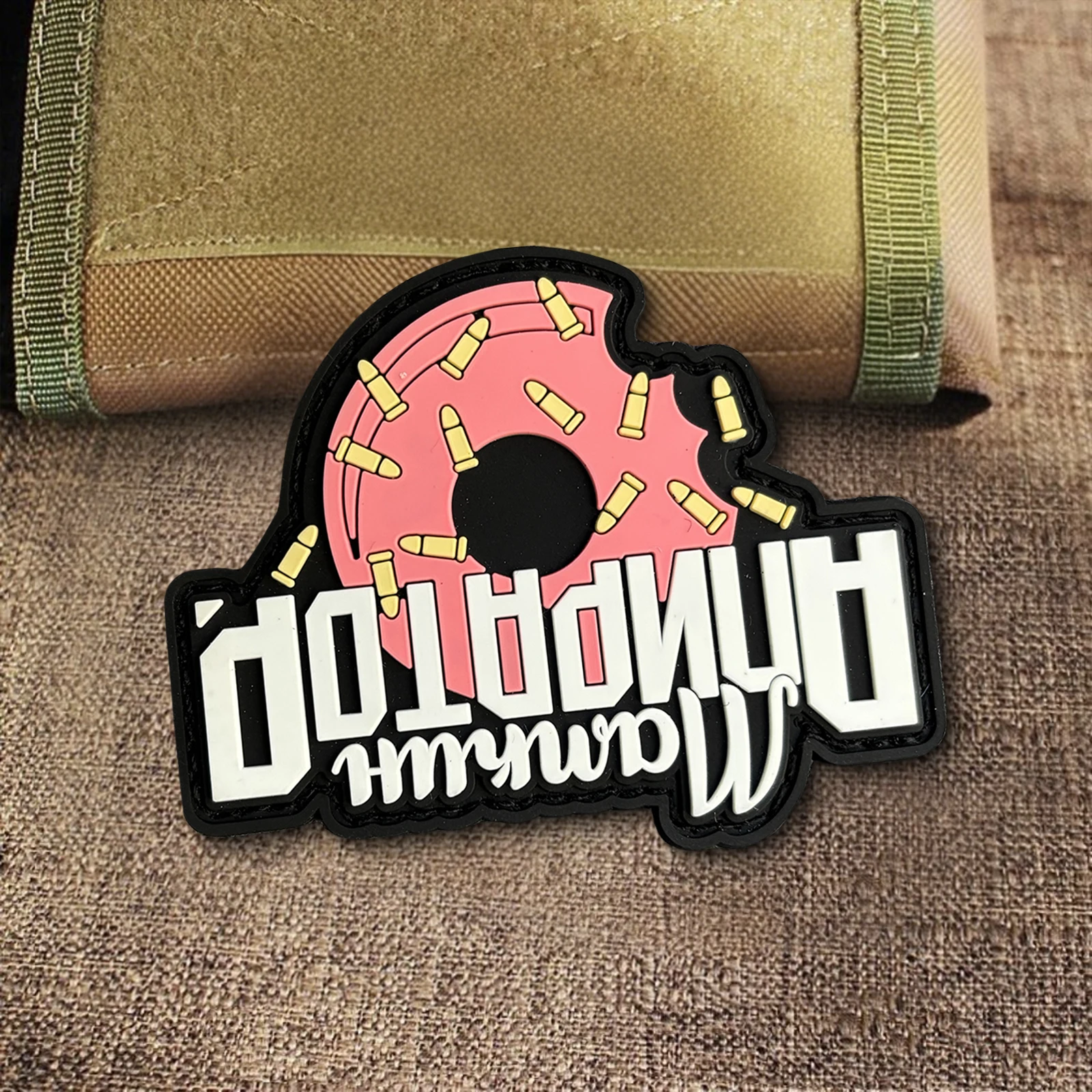 Parche PVC táctico moral con velcro gancho y bucle para mochila - imagen 5