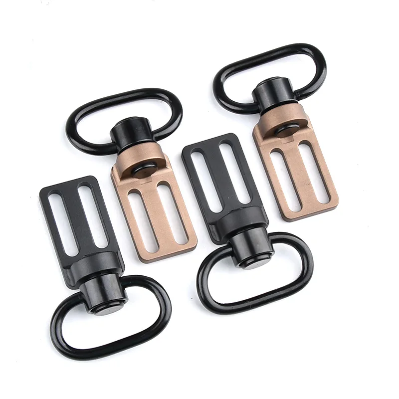 Adaptador de cabestrillo Triglide de punto de conversión táctica de entre 2 y 1, Compatible con giratorios oscilantes QD, accesorios de caza Airsoft - imagen 3