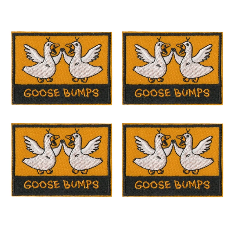 10 unids/lote divertido pato bordado DIY dibujos animados Animal gato pato parche hierro en parches para ropa sombreros chaquetas coser insignias pegatinas - imagen 5