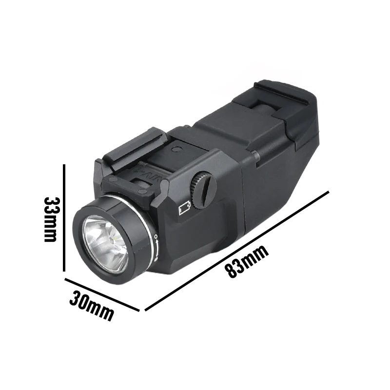 Tácticas TR7 X300 X400 XC1 luz estroboscópica blanca arma de caza pistola luz Airsoft accesorios aptos para riel de 20MM - imagen 5