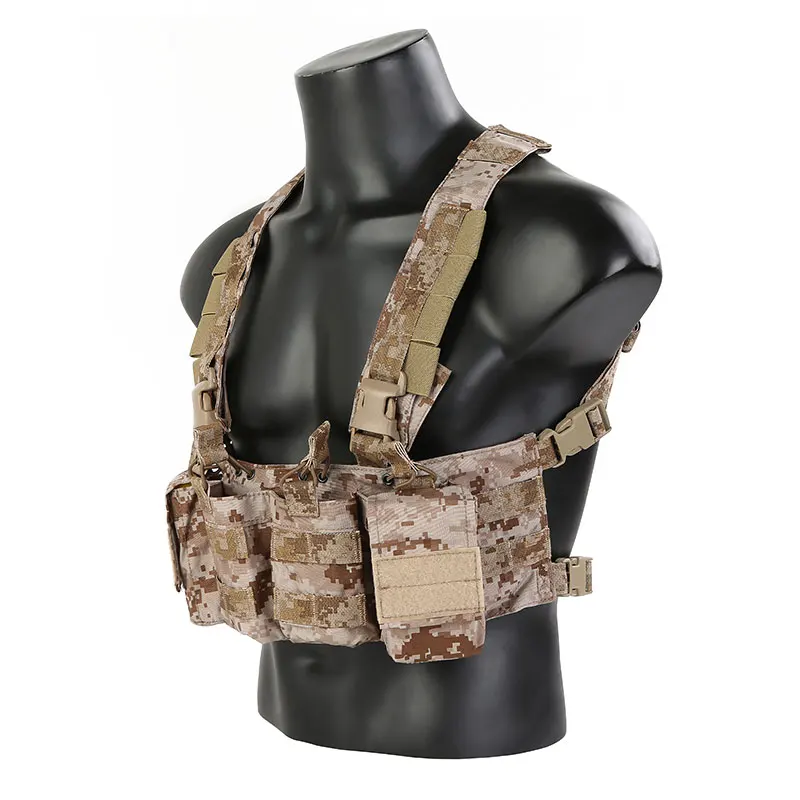 Emersongear-Chaleco de aparejo de pecho fácil, chaleco de combate táctico con bolsa para revistas, chaleco de caza Airsoft de nailon 11,11 ventas - imagen 4