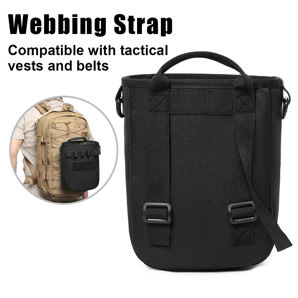 Bolsa de almacenamiento táctica con cordón, bolsa Molle multiherramienta, accesorios de caza, bolsa médica desmontable - imagen 5