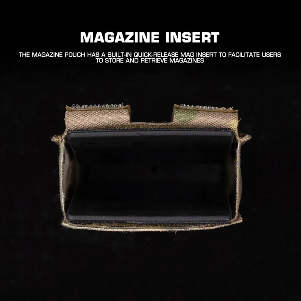 Bolsa para revistas MK2 5,56, con placa de inserción Mag de liberación rápida, bolsa para caza, tiro, Airsoft Mag, Molle PHC, cinturón de batalla táctico - imagen 4