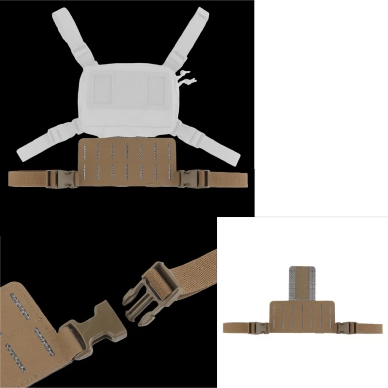 Soporte de navegación para teléfono móvil al aire libre, soporte fijo para colgar en el pecho, accesorio colgante inferior MOLLE, compatible con la serie MB-03