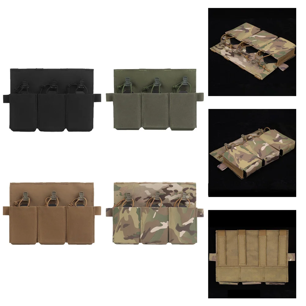 Bolsa táctica multiusos para chaleco frontal con cargadores de fusil