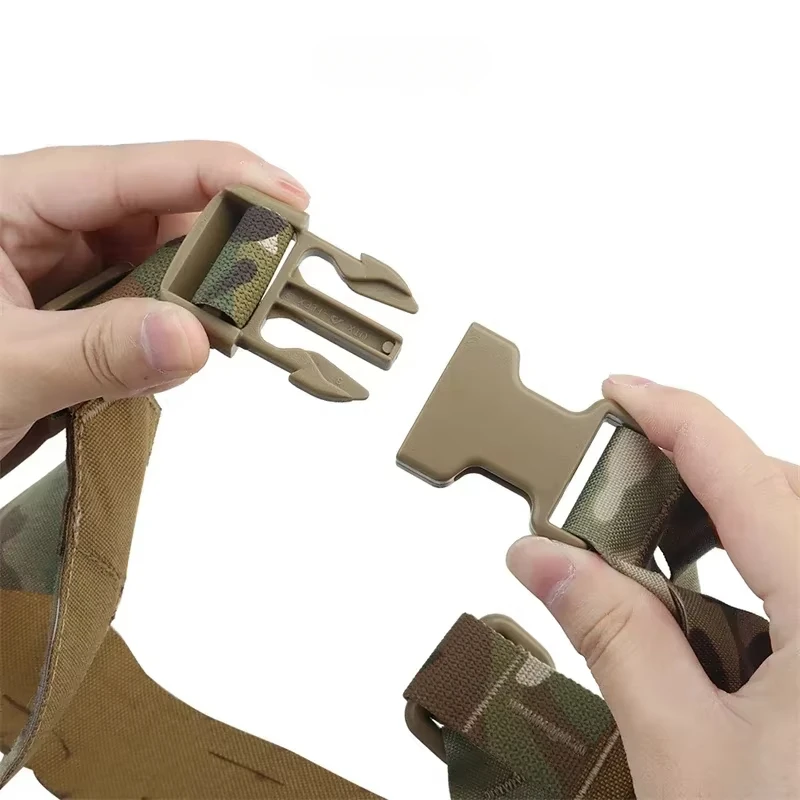 ERQYGRA-Chaleco táctico de caza, cinturón colgante de pecho de expansión, equipo de Paintball, sistema Molle para deportes al aire libre, accesorios de tiro - imagen 3