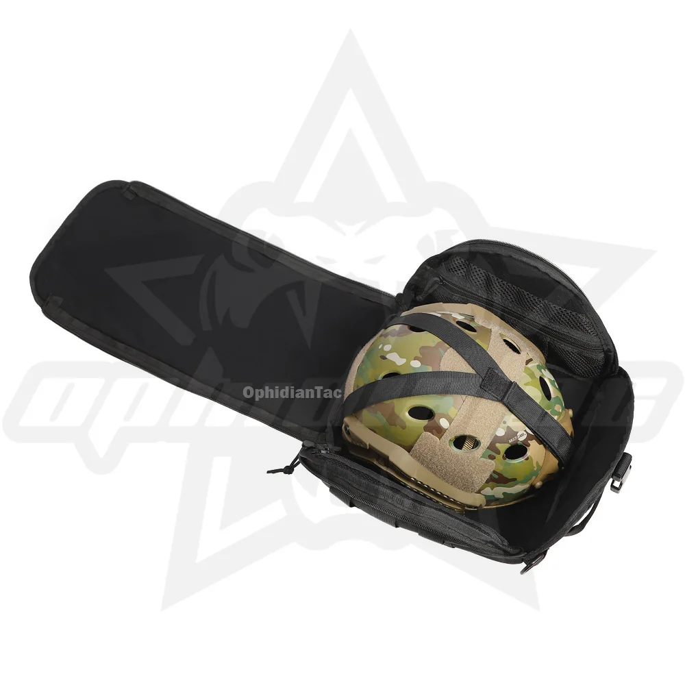 Bolsa para casco OPHIDIAN, funda para casco rápido Airsoft, casco MICH, bolsa portadora antivirus para máscara, almacenamiento al aire libre, bolsa Molle, equipo - imagen 4