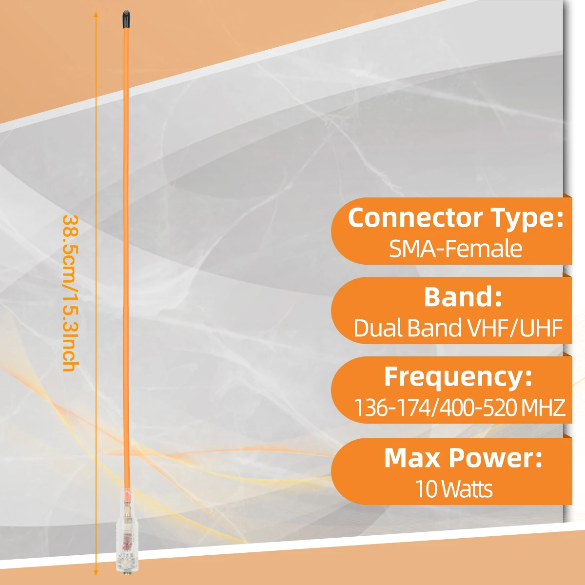 ABBREE AR-771T antena SMA hembra doble banda para radios Baofeng - imagen 5