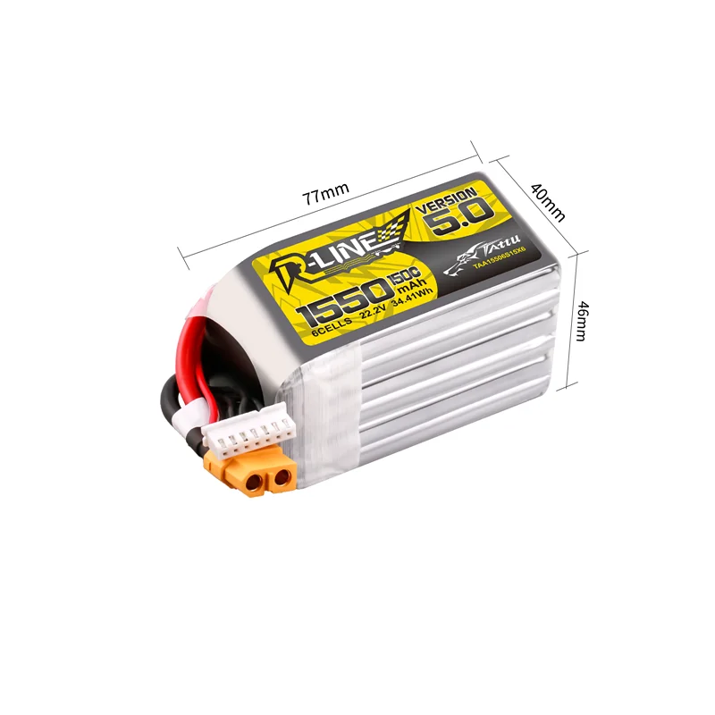 Batería LiPo TATTU R-Line 5S 150C Dron FPV - imagen 5