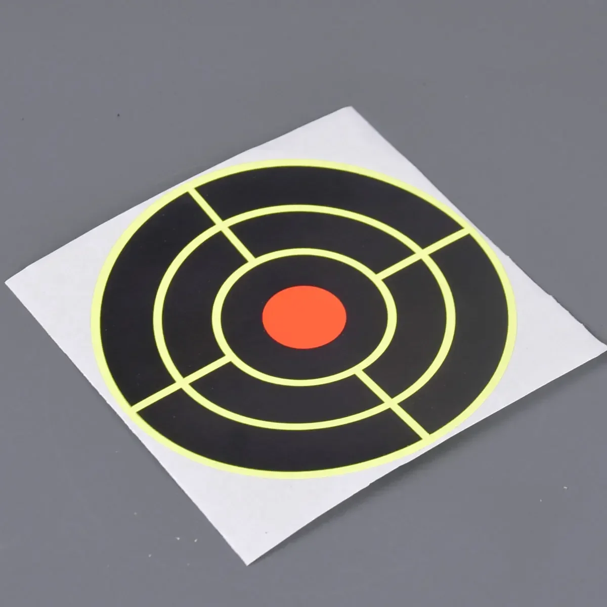 Objetivos contra salpicaduras para disparar, pegatinas de papel reactivo de 3 pulgadas, rollo de objetivo autoadhesivo de 100 Uds para armas BB Airsof - imagen 4