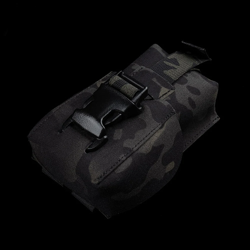 Bolsa de almacenamiento táctica MOLLE para controlador de Dron, con cubierta de protección anticaída, bolsa de cintura portátil para deportes de acampada y caza al aire libre - imagen 4