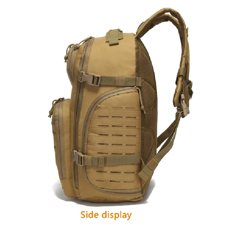 Mochila táctica militar para hombre, al aire libre para acampar morral, montañismo, deportes, viajes, ejército, caza, asalto, Mohr - imagen 3