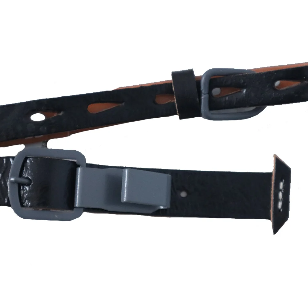 Tirantes en forma de Y alemán para hombre, accesorios para exteriores, Retro WW2, ejército, cámara, hombro, camisa, tirantes, cuero - imagen 5