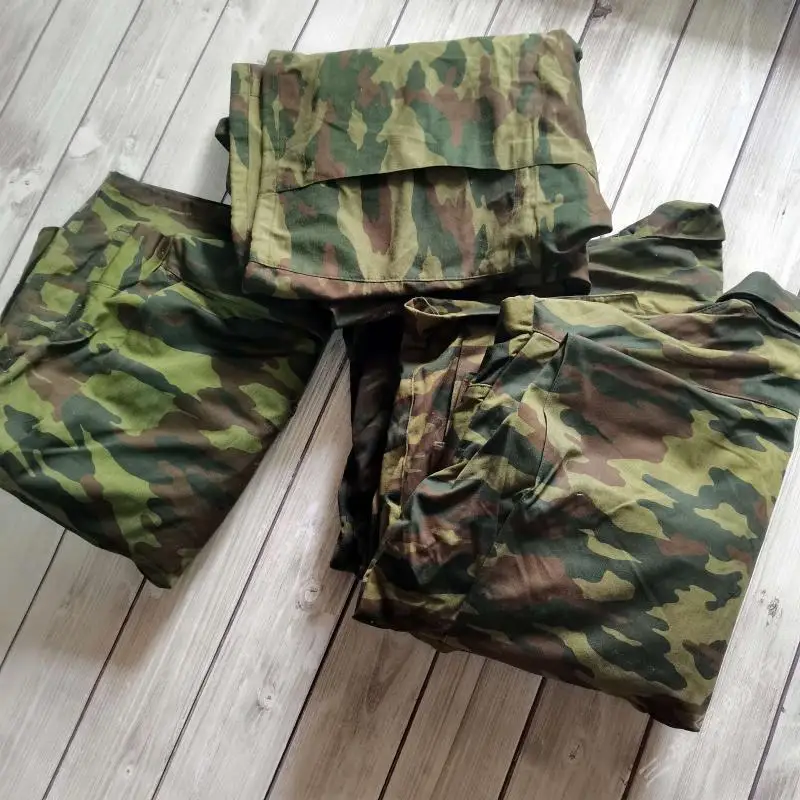 Conjunto de traje de campo de Color con patrón Horizontal ruso, traje ruso, nuevo - imagen 3