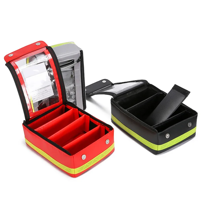 Botiquín de primeros auxilios impermeable, bolsa ligera ignífuga, suministros de supervivencia clasificados de emergencia para natación flotante al aire libre - imagen 4