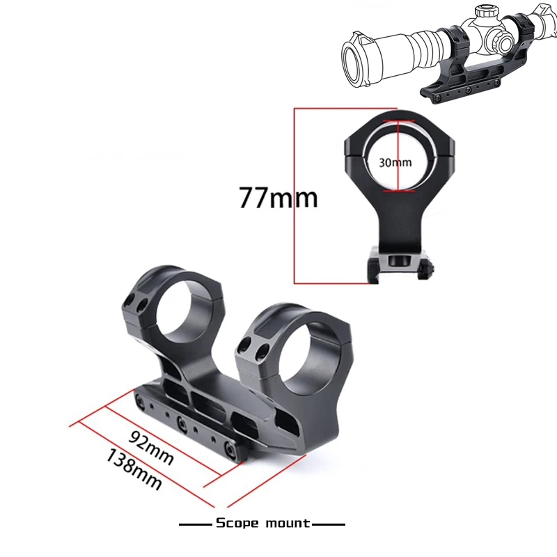 Soporte táctico de Metal Universal para Micro montaje Original H1 H2 T1 T2 CompM5 ROMOE 5 Rifle punto rojo Picatinny - imagen 5