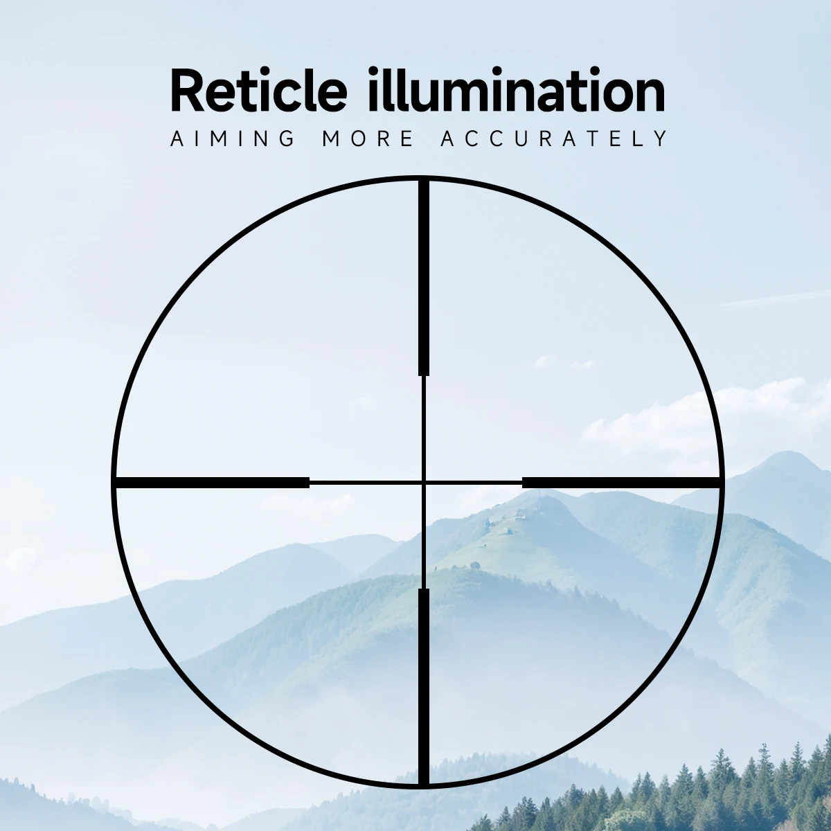 Mira telescópica de caza 4x 20/4x 2/3-7x20/3-7x28, óptica de mira cruzada, mira para pistola, mira para Rifle de caza Airsoft para riel de cola de milano de 11mm - imagen 2