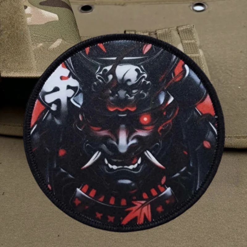 Parche táctico samurai con velcro para chaleco y mochila - imagen 5