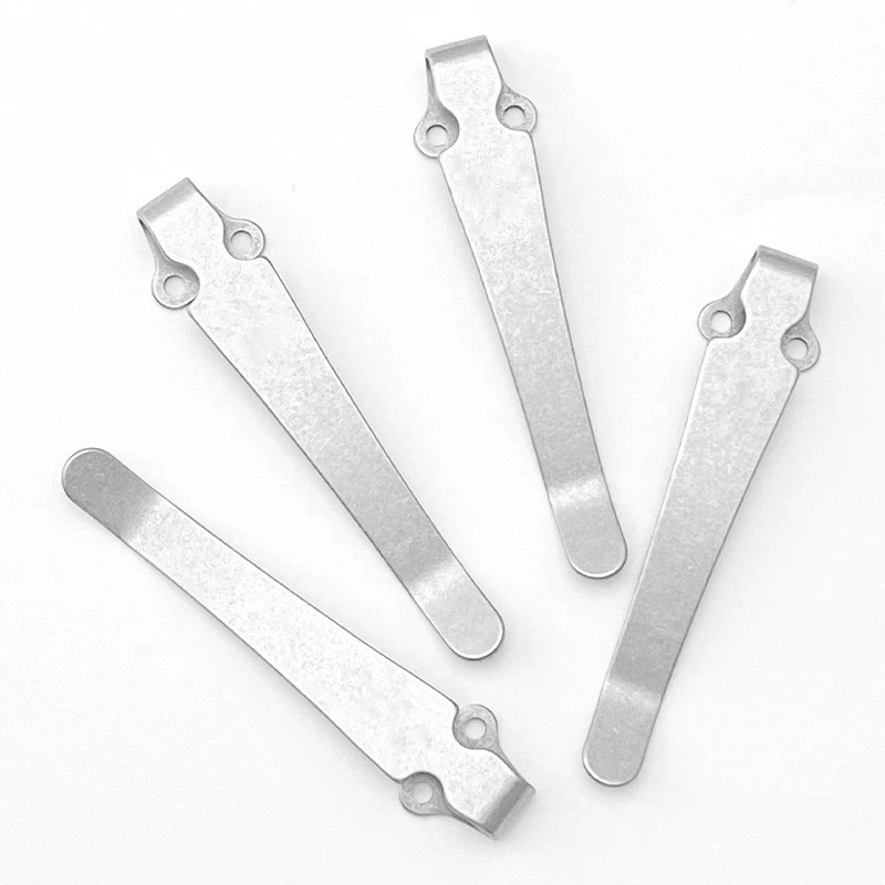 Clip trasero de aleación de titanio para Cuchillo de mariposa 710, cuchillo de bolsillo plegable personalizado 551, herramienta de Clip trasero, accesorios de bricolaje - imagen 4