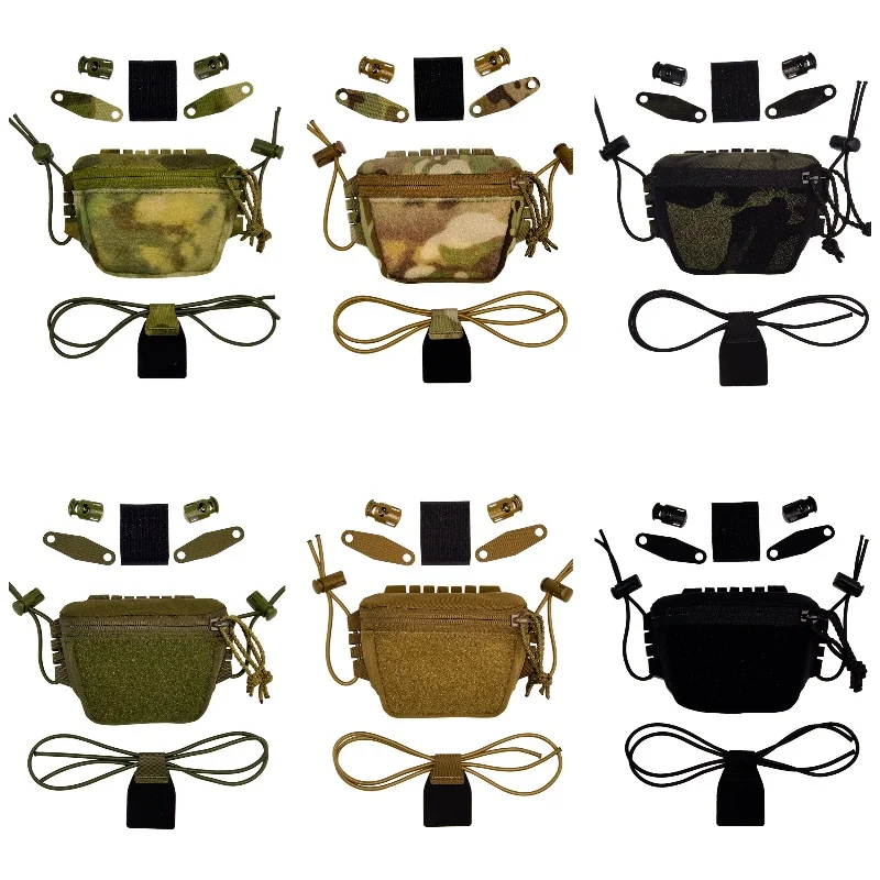 Bolsa táctica trasera universal para casco NVG y baterías MOLLE - imagen 5