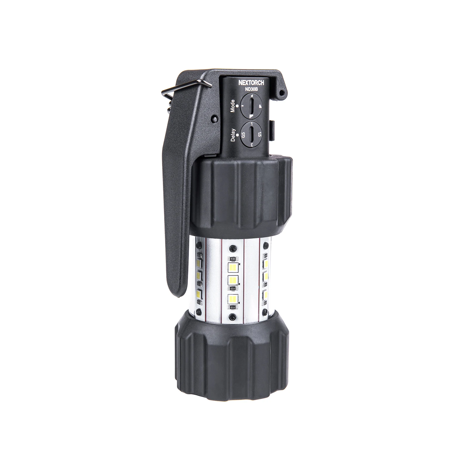NEXTORCH ND30 ND30B Dispositivo de distracción táctica de 11000 lúmenes 130dB LED potente linterna táctica, extracción rápida portátil, 1225 cd - imagen 5