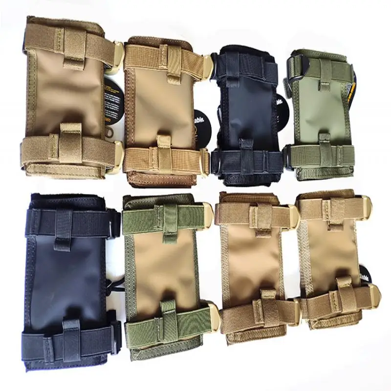 Funda táctica para brazo, bolsa para mapa, correa para muñeca, tarjeta, bolsa de almacenamiento para teléfono móvil, equipo de Camping, accesorios de caza - imagen 3