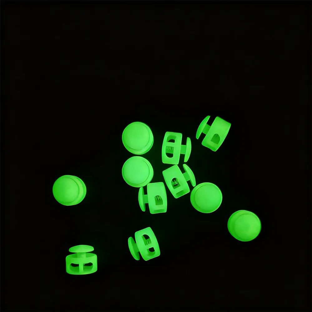 Hebilla luminosa de nariz de cerdo, cuerda de paraguas para exteriores de 4mm, bloqueo de presión, botón de ajuste elástico EDC, accesorio para mochila - imagen 2