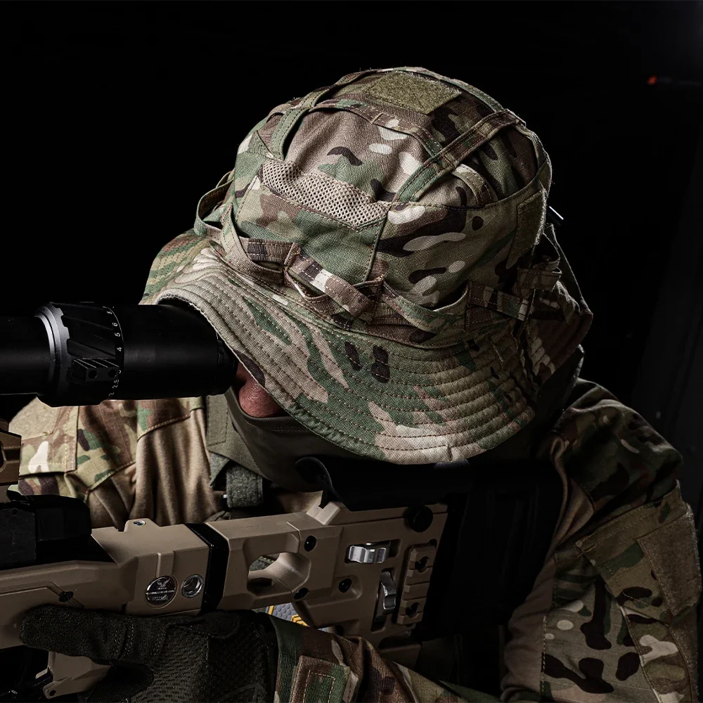 Emersongear-Sombrero Boonie táctico, gorra militar, sombrero para el sol de ala corta para hombre, deportes al aire libre, caza, pesca, Camping, senderismo, caminar, viajes - imagen 4